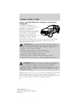 Предварительный просмотр 174 страницы Ford 2009 Mariner Owner'S Manual