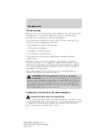 Предварительный просмотр 4 страницы Ford 2009 Mountaineer Owner'S Manual