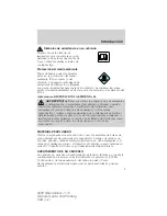 Предварительный просмотр 5 страницы Ford 2009 Mountaineer Owner'S Manual