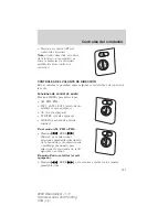 Предварительный просмотр 121 страницы Ford 2009 Mountaineer Owner'S Manual