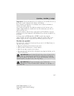 Предварительный просмотр 257 страницы Ford 2009 Mountaineer Owner'S Manual