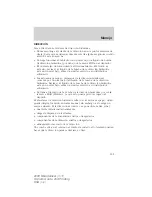 Предварительный просмотр 301 страницы Ford 2009 Mountaineer Owner'S Manual