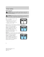 Предварительный просмотр 62 страницы Ford 2009 Mustang Owner'S Manual