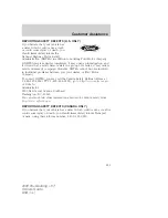 Предварительный просмотр 235 страницы Ford 2009 Mustang Owner'S Manual