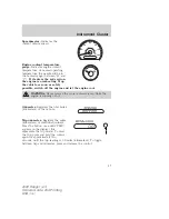 Предварительный просмотр 17 страницы Ford 2009 Ranger Owner'S Manual