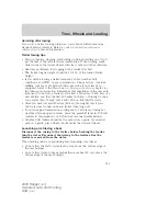 Предварительный просмотр 151 страницы Ford 2009 Ranger Owner'S Manual