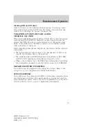 Preview for 73 page of Ford 2009 Taurus X Owner'S Manual