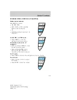 Preview for 105 page of Ford 2009 Taurus X Owner'S Manual