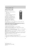 Preview for 138 page of Ford 2009 Taurus X Owner'S Manual