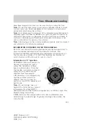 Preview for 209 page of Ford 2009 Taurus X Owner'S Manual