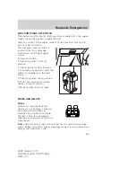 Preview for 255 page of Ford 2009 Taurus X Owner'S Manual