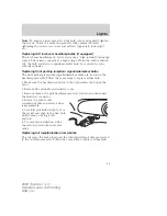 Предварительный просмотр 43 страницы Ford 2009 Town Car Owner'S Manual