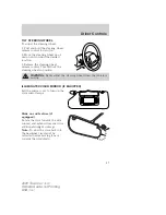 Предварительный просмотр 47 страницы Ford 2009 Town Car Owner'S Manual