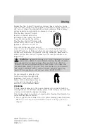 Предварительный просмотр 183 страницы Ford 2009 Town Car Owner'S Manual