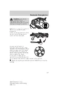 Предварительный просмотр 207 страницы Ford 2009 Town Car Owner'S Manual