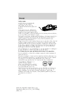 Preview for 280 page of Ford 2010 07+ Explorer Sport Trac Owner'S Manual