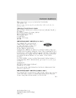 Предварительный просмотр 259 страницы Ford 2010 E-150 Owner'S Manual