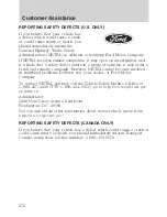 Предварительный просмотр 272 страницы Ford 2010 Edge Owner'S Manual