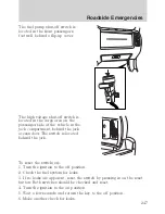 Preview for 247 page of Ford 2010 Escape Hybrid Owner'S Manual