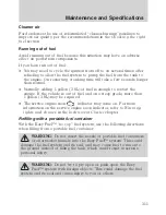 Preview for 311 page of Ford 2010 Escape Hybrid Owner'S Manual