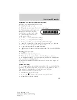 Предварительный просмотр 491 страницы Ford 2010 Escape Owner'S Manual