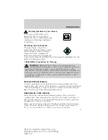 Preview for 5 page of Ford 2010 Explorer Sport Trac Owner'S Manual