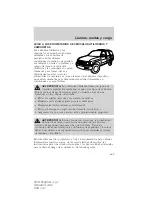 Предварительный просмотр 265 страницы Ford 2010 Explorer Owner'S Manual