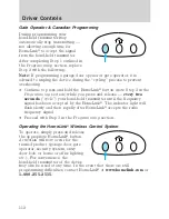 Предварительный просмотр 112 страницы Ford 2010 Flex Owner'S Manual