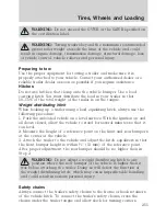 Предварительный просмотр 251 страницы Ford 2010 Flex Owner'S Manual