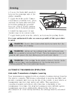 Предварительный просмотр 270 страницы Ford 2010 Flex Owner'S Manual