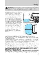 Предварительный просмотр 277 страницы Ford 2010 Flex Owner'S Manual