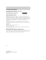 Предварительный просмотр 262 страницы Ford 2010 Milan Hybrid Owner'S Manual