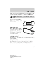 Предварительный просмотр 71 страницы Ford 2010 MKS Owner'S Manual