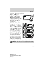 Предварительный просмотр 261 страницы Ford 2010 MKS Owner'S Manual