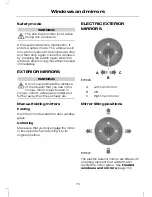 Предварительный просмотр 77 страницы Ford 2010 Mondeo Owner'S Handbook Manual