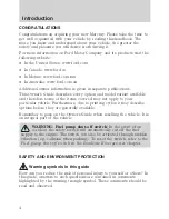 Предварительный просмотр 4 страницы Ford 2010 Mountaineer Owner'S Manual