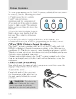 Предварительный просмотр 136 страницы Ford 2010 Mountaineer Owner'S Manual