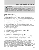 Предварительный просмотр 175 страницы Ford 2010 Mountaineer Owner'S Manual