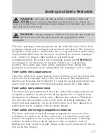 Предварительный просмотр 177 страницы Ford 2010 Mountaineer Owner'S Manual