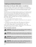 Предварительный просмотр 178 страницы Ford 2010 Mountaineer Owner'S Manual