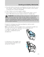 Предварительный просмотр 211 страницы Ford 2010 Mountaineer Owner'S Manual