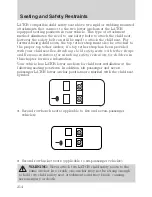 Предварительный просмотр 214 страницы Ford 2010 Mountaineer Owner'S Manual