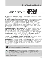 Предварительный просмотр 251 страницы Ford 2010 Mountaineer Owner'S Manual