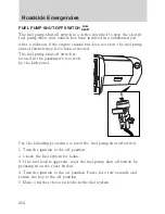 Предварительный просмотр 294 страницы Ford 2010 Mountaineer Owner'S Manual