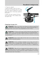 Предварительный просмотр 307 страницы Ford 2010 Mountaineer Owner'S Manual