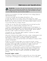 Предварительный просмотр 351 страницы Ford 2010 Mountaineer Owner'S Manual