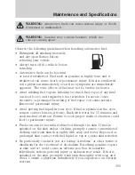 Предварительный просмотр 355 страницы Ford 2010 Mountaineer Owner'S Manual