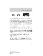 Предварительный просмотр 267 страницы Ford 2010 Navigator Owner'S Manual