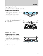 Предварительный просмотр 43 страницы Ford 2010 Transit Connect Owner'S Manual