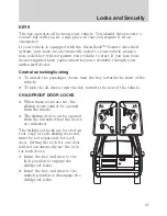 Предварительный просмотр 61 страницы Ford 2010 Transit Connect Owner'S Manual